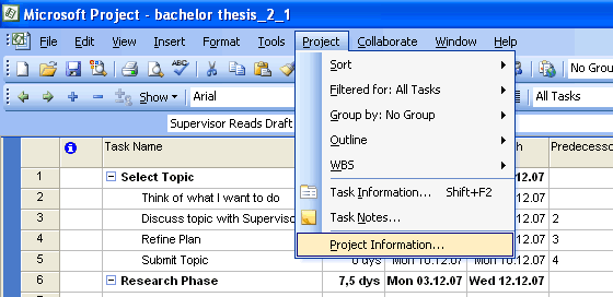 Project Information